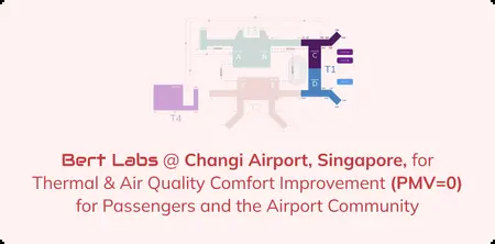 Bert Labs Changi Airport Singapore Thermal and Air Quality Comfort